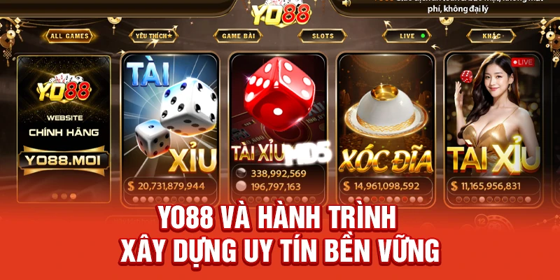Yo88 và hành trình xây dựng uy tín bền vững